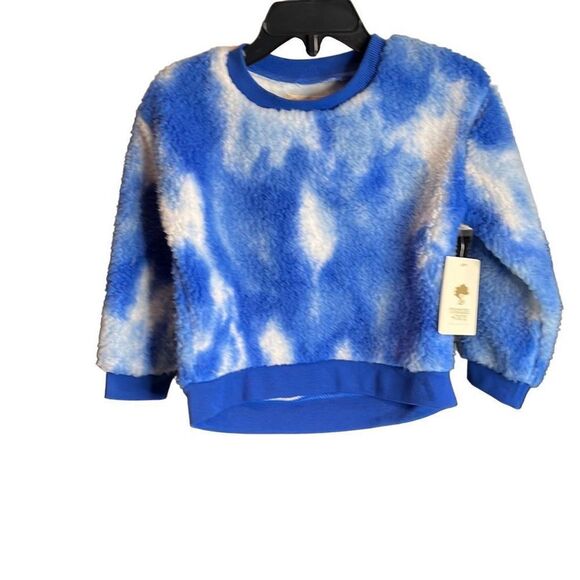 Tucker  + Tate Blue White Cloud Sweater - Picture 1 of 6